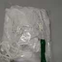 Womens V Neck Crisscross Backless Dresses Tie Back Sleeveless Ruffle Hem Flowy Swing A-Line Vintage Summer Mini Dress (White, S)