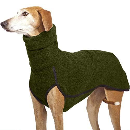 Esobo Fleece Dog Apparel Winter Warm Dog Coat Doggie Turtleneck Cozy Jacket Soft Shirt Vest Stylish Pet Outfits for Small Dogs