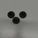 MECCANIXITY 3pcs T-Shaped Silicone Plugs 26mm 1 Inch Dia Snap in Plug Hole Seal Cover Round Rubber Stopper for Kitchen Rubber Bulkheads Waterproof Sealing Plugs Black