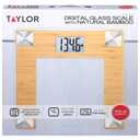 Taylor Digital Glass Scale With Natural Bamboo