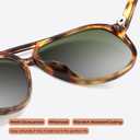 livho Trendy Polarized Aviator Sunglasses Women Men, Retro Sun Glasses for Women Men 2025, Oversized UV Protection Shades