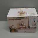 Yieach Clear Acrylic Makeup Organizers Countertop for Dresser,Desk,Bathroom Vanity,3 Tier Stackable Make up Holders and Makeup Cabinet,Tiered Cosmetic Storage and Make up Containers for Palette,Brush