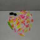 Glow Fever Glow Sticks Bulk 100ct Premium Glow In The Dark Light Up with Lanyards, For Party Supplies, Party Favors, Birthday, Halloween, Super Bright, Lasts Up to 12 hrs (Multi)
