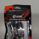 INJORA 59MM Shocks Long Threaded Shock Absorber Oil Damper for TRX4M TRX4MT 1/18 RC Crawler Upgrade (Grey)