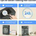 Pet Air Purifier for Home Large Room 2500 sq ft,H13 HEPA Washable Double-Sided Filter,Air Cleaner for Pet Hair Dander Odor Allergies Pollutant Smoke Dust,PM2.5 Air Quality Monitor,Auto Mode,P358 Black