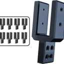 Heavy-Duty Sidewall Brackets (Set of 8) - Compatible with Gorilla Cart 7 & 12 cu/ft Models, Fits 3/4" x 2" x 2.5" Holes, Easy Installation, Extra Storage Capacity