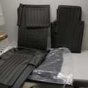 Naibeve Floor Mats for 2022-2025 2026 Jeep Wagoneer 8 Seats-All Weather for Jeep Wagoneer Floor Mats Liners (2nd Row Bench Seats) Cargo Liner Behind The 3rd Row Waterproof Interior Accessories