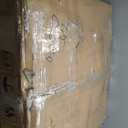 LITTLE TREE Modern Round Coffee Table, 2-Tier Wood Coffee Table with Storage, Marble-Like Tabletop for Living Room, Simple & Modern Center Table for Small Space, Brown