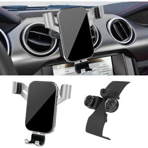 Car Phone Holder for Ford Mustang 2015 2016 2017 2018 2019 2020 2021 2022 2023 & Coupe Convertible Mach 1 GT Bullitt EcoBoost Auto Accessories Cell Phones Mount Cellphone Mobile Cradle Bracket