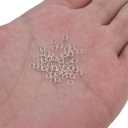 BEADIA 925 Sterling Silver Jump Rings 0.4x3mm 200pcs for Jewelry Making Findings