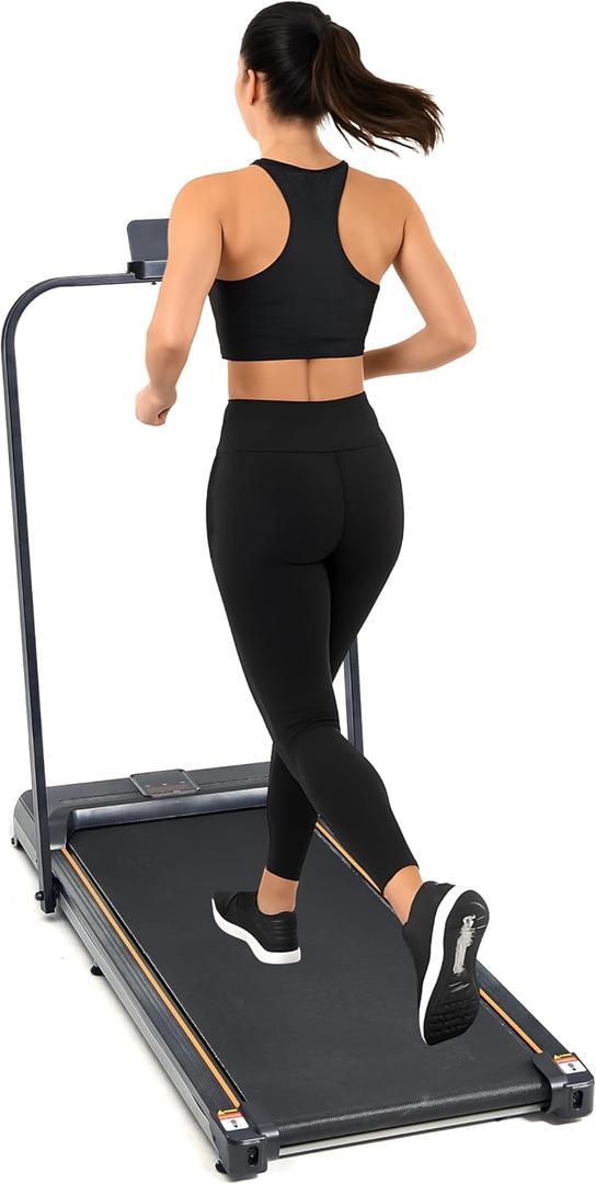 Treadmill for Home, Bluetooth, Speaker, USB Port, AUX - Under Desk Treadmill for Home & Office | Remote Control, Bluetooth Speaker, LED Display