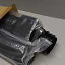 2 Pack Rain Gutter Downspout Extensions, Upgraded Flexible Drain Down Spout Extender for Rain Water Drainage, Each Extendable from 20" to 66", Combine to 10 ft with Connector(Black)