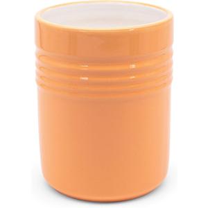 KooK Utensil Holder, Counter Holder for Kitchen, Ceramic, Premium Dining, Organizer, Countertop Decor, 5.3, Dishwasher Safe (Coral)