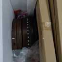 COLAMY Swivel Bar Stools Set of 3, Swivel Counter Height Barstools, 25 Inch Upholstered Barstools for Kitchen Island Dining Room Bar, Dark Brown