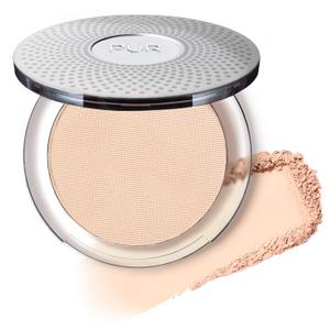 PR MINERALS 4-in-1 Pressed Mineral Makeup Powder Foundation with SPF 15 - Concealer & Finishing Compact Pressed Powder for Face - Buildable Medium to Full Coverage Foundation Powder (Porcelain/LP4 - Fair Skin With Pink Undertones)