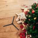 Christmas Tree Replacement Stand: Plastic Christmas Tree Base for Artificial Trees, 0.74 in Hole 12 Leg