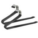 Space-Saving Pant Hangers 20Pk Steel Black Open-Ended Design Trousers Organizer