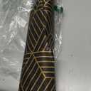 CiCiwind Geometric Wallpaper Peel and Stick Wallpaper Black and Gold Striped Hexagon Wallpaper Removable Self Adhesive Wall Paper Textured Contact Paper for Bedroom Bathroom Walls 15.7"x393"