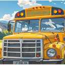 Muyankissu Diamond Art Kit for Adults School Bus Old Track Bus by Number Kits Gem Art Wall Home Decor 12x16inch …