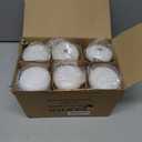 24 Pack Floating Candles, 3 White Unscented Dripless Wax Burning Candles, for Weddings, Party, Cylinder Vases, and Home Decorations