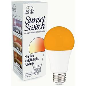 Harth Night Light Bulb for Sleep, 3-Mode LED Light Bulb E26, 3 Watt Soft Lighting for Bedroom & Better Sleep