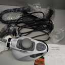 Steam Disinfection Cleaner, Handheld Pressurized Natural Steam Cleaner with 9 PCS Accessories, Portable Multi-Surface Steamer for Cleaning Home Kitchen Floor, Upholstery, Tile Grout & Car (1 Set of Steam Cleaner + 4 Fiber Cloths)