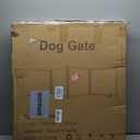 Extra Wide Clear Dog Gate 31" Tall Clear Acrylic Freestanding Dog gate Transparent Pet Gate for Doorways Stairs 4 Panel(55"-92" W)