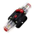 12V-24V DC 10A Fuse Holder Fuse Inverter Circuit Breaker Fuse Manual Reset for Boat Car Audio Stereo Switch and Solar Inverter System 10 Amps