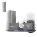 4 Modes Multifunctional Kitchen & Bathroom Water Filter for Sink Faucet with 2pcs Replacement Filters - 99.9% Chlorine Removal - Skin Hydration in 2 Weeks-Compatible with Most of Faucet