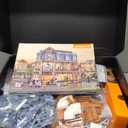 Brick Art Gallery Lighting Building Bricks Set - Town Life City Modular Collection Kit with Minifigures 3400 Pcs for Adults & Teen & Visual Art Lovers