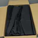 Fitable Black Tablecloths for Rectangle Tables, 6 Pack - 70 x 120 Inches - Reusable and Washable Table Clothes for 6-8 Ft Tables, Polyester Fabric Table Covers for Wedding, Party, Banquet