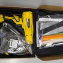 Allturn Plastic Welder, 2 in 1 Plastic Welding Kit, Hot Staples Weld Gun, Car Bumper Repair Kit for Most Plastics, Patent Number D970324(Yellow)