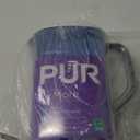 PUR 7-Cup Water Filter Pitcher, Cleaner, Great-Tasting Water, Dishwasher Safe, Powerful, Faster Filtration, LockFit Cap Design - White