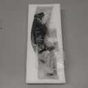 ASNOMY Nordic Modern Polyresin Cheetah Figurine Home Decor, Originality Home Decoration Furnishing Animal Ornament Resin, Resin Statues Home Decor Ornament Figures, Black