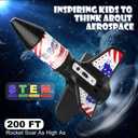 Mafbeanl Rocket Launcher for Kids, Self Launching Motorized Air Rocket Toy, Outdoor Toys for Ages 8-12, Model Rockets with Parachute Safely Land, Spaceship Launch up to 200 ft Birthday Gifts for Boys