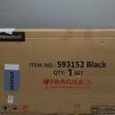 Yaheetech 42 inch Double Door Dog Crate w/Divider for Puppy to Adult XL Collapsible Metal Crate with Removable Tray Wire Dog Kennel for Large Dogs Portable Travel Cage, Black