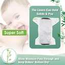 wegreeco Unscented Diaper Liners,Fragance Free and Chlorine Free - 100 Sheets Per Roll (1 Roll)