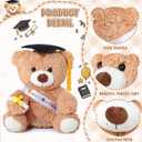Jenaai 8 Pcs 10 Inch Kindergarten Graduation Bear Bulk Teddy Bear with Cap Sash Diploma, Class of 2026 End of Year Gift for College Senior Elementary Preschool School Classroom Party