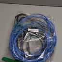 Cat 6 Ethernet Cable 25 Ft 2 Pack, Cat 6 Cable Outdoor&Indoor, High Speed 10Gbps Internet Network Cable, Cat6 Ethernet Patch Cable Long, Computer LAN Cable for Router, Modem, PS4/5 - Blue & Black