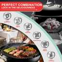 7435 7441 Grill Grate for Weber 22 Inch Kettle Charcoal Grill, 22" Cooking Grate for Weber Master Touch 22, Performer, Jumbo Joe Premium, Original Kettle Accessories, Stainless Steel Easy Clean