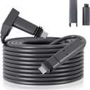 BarBaren for Starlink Cable Gen 2 150 FT/46M Starlink Extension Cable for Starlink Actuated Gen 2, for Starlink Replacement Cable V2 with End Caps, Waterproof Gray (150 FT/46 M)