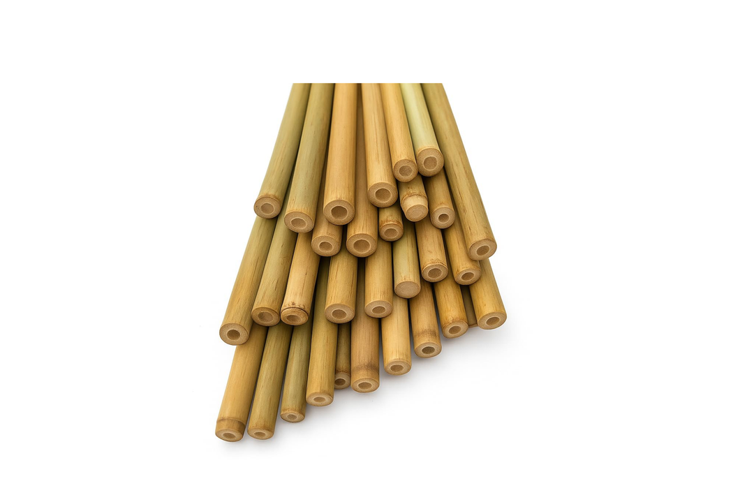 LJAAJSUV 20 Pcs - 18 inches Plant Stakes Natural Garden Bamboo Sticks for Indoor and Outdoor Plants, Plant Support Stakes for Tomatoes, Beans, Potted Plants.2 Pack