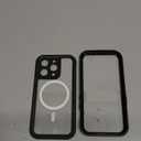 Lanhiem for iPhone 14 Pro Magnetic Case, Waterproof Dustproof Shockproof Case with Built-in Screen Protector Compatible with Magsafe, Full Body Protective Cover for iPhone 14 Pro 6.1 inch -Black