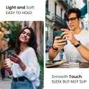 FireNova Designed for iPhone 12 Pro Max Case, Silicone [Camera Protecion] Phone Case with Soft Anti-Scratch Microfiber Lining, 6.7 inch, Midnight Green