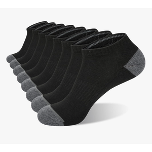 COOVAN 10 Pairs Mens Ankle Socks Low Cut Breathable Casual Socks for Men