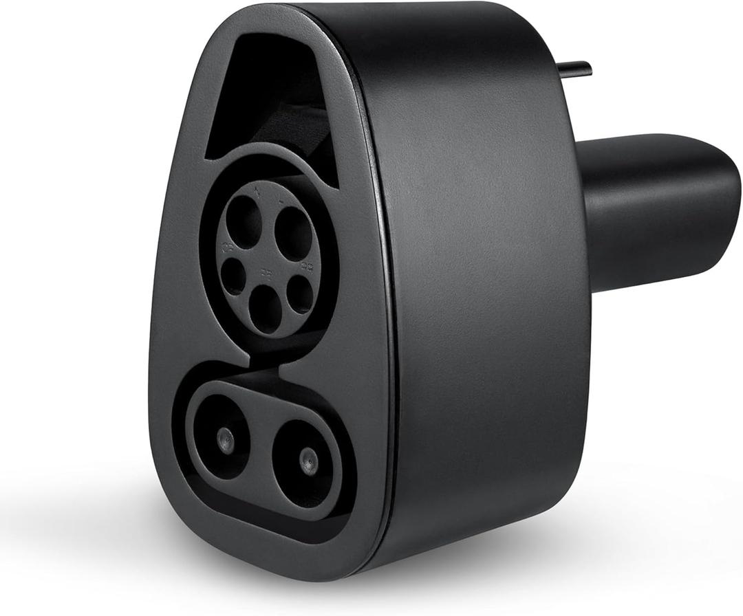 Lectron CCS to Tesla Adapter - 500A, 500V Tesla Charger Adapter - Compatible with All Tesla Models & CCS-Enabled NACS EVs - DC Fast Charging ONLY - NOT Compatible with Cybertruck (Black)