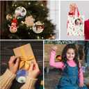 2 x Sublimation Blanks Easter Ornaments Double Sided, 12pcs Sublimation Ornament Blanks Bulk, Sublimation Blanks Products for Birthday, Ceramic Ornaments for Crafts