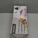 12 Blade All-in-1 Vegetable Chopper Mandoline Slicer with Container, Spiralizer with Containers, Food Chopper, Onion Chopper, Veggie Cutter for Salad, Kitchen Gadgets Accessories Essentials, White