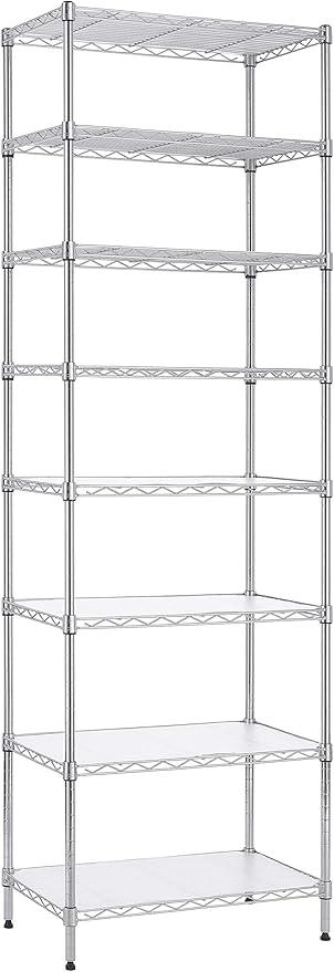 8-Tier Storage Rack, Model F20SH8TC7170, 13.4" x 23.2" x 81"