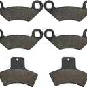 Brake Pads Front and Rear for Polaris Sportsman 500 4x4 HO 400 335 Scrambler 400 500 Trail Blazer 250 400 Magnum 325 500 Trail Boss 325 Xpedition 325 425 Xplorer 250 400 Diesel 455 Sport 400